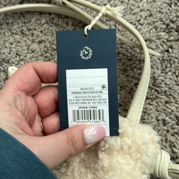 Universal Threads Bouclé Sherpa Crossbody Purse - Picture 2 of 4